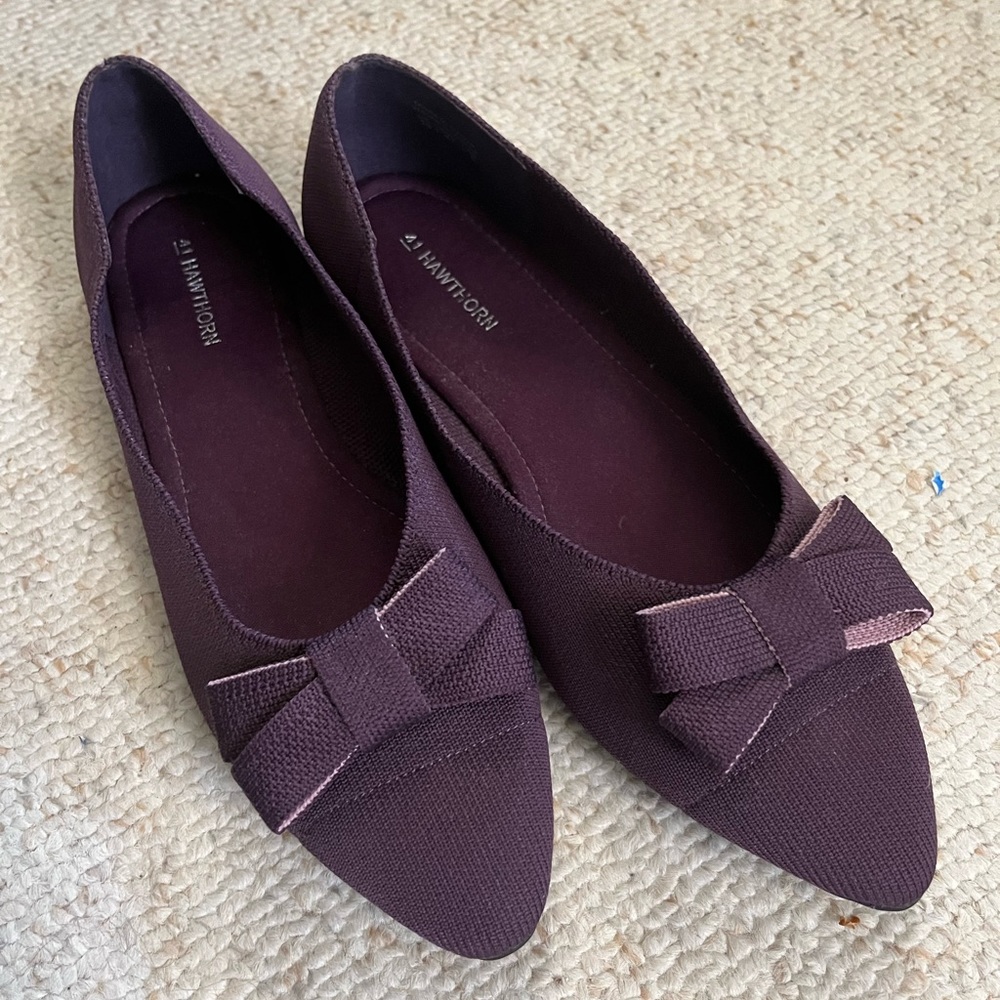 Purple 41 Hawthorn ballet flats
